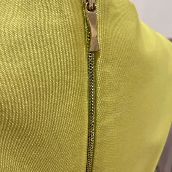 Kate Spade New York Fit & Flare Dress – Size 4 | Yellow Sleeveless Cocktail - Picture 3 of 5